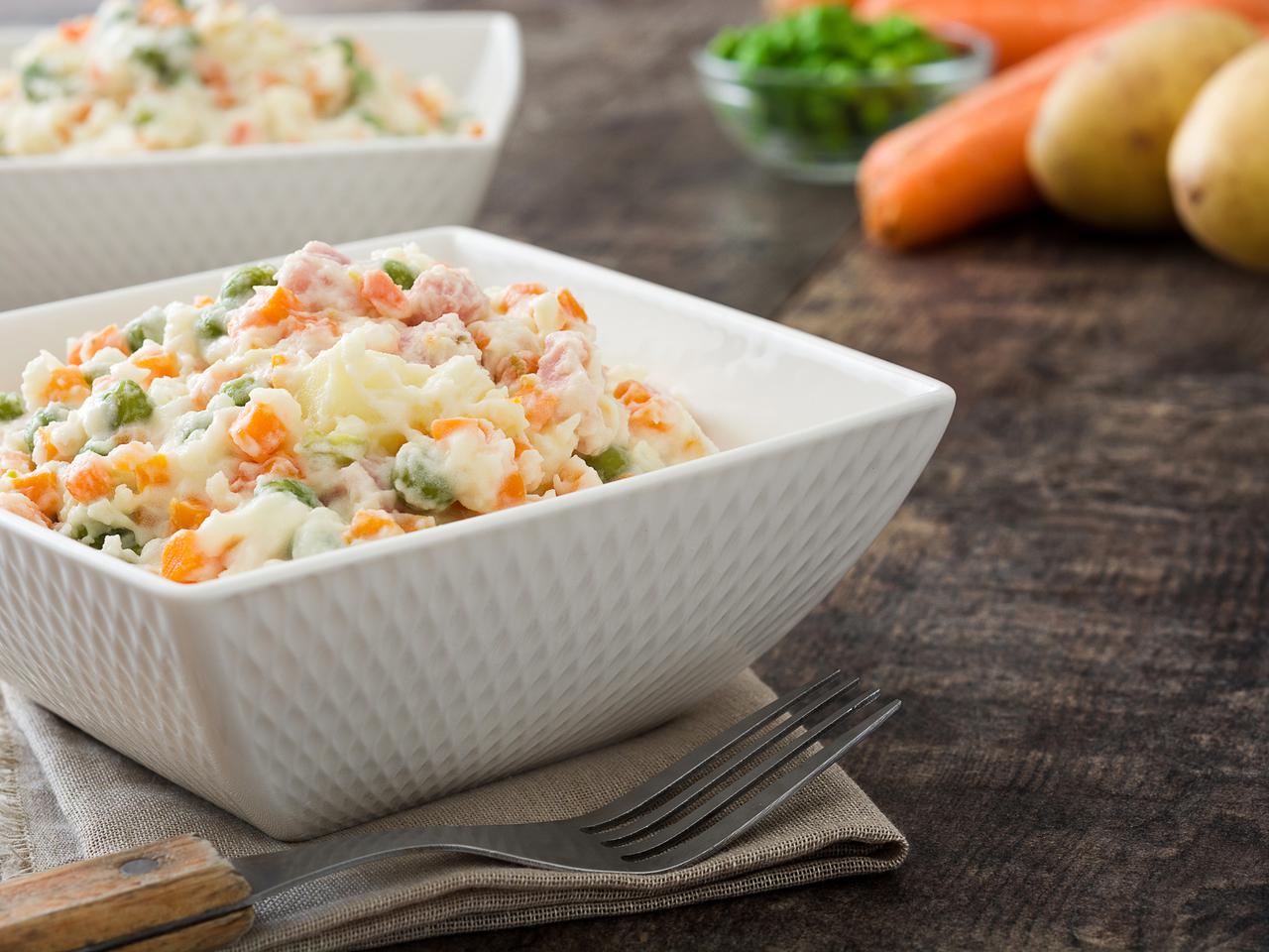 Sałatka warzywna: klasyczny przepis