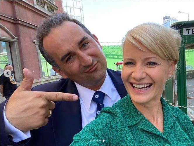 Małgorzata Kożuchowska i Michał Koterski jako małżeństwo