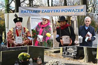 Znani ratowali Powązki. Wielka kwesta na cmentarzu