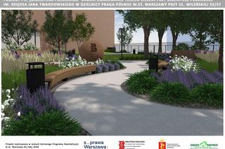 Biblioteka w ogrodzie powstaje na Pradze-Północ