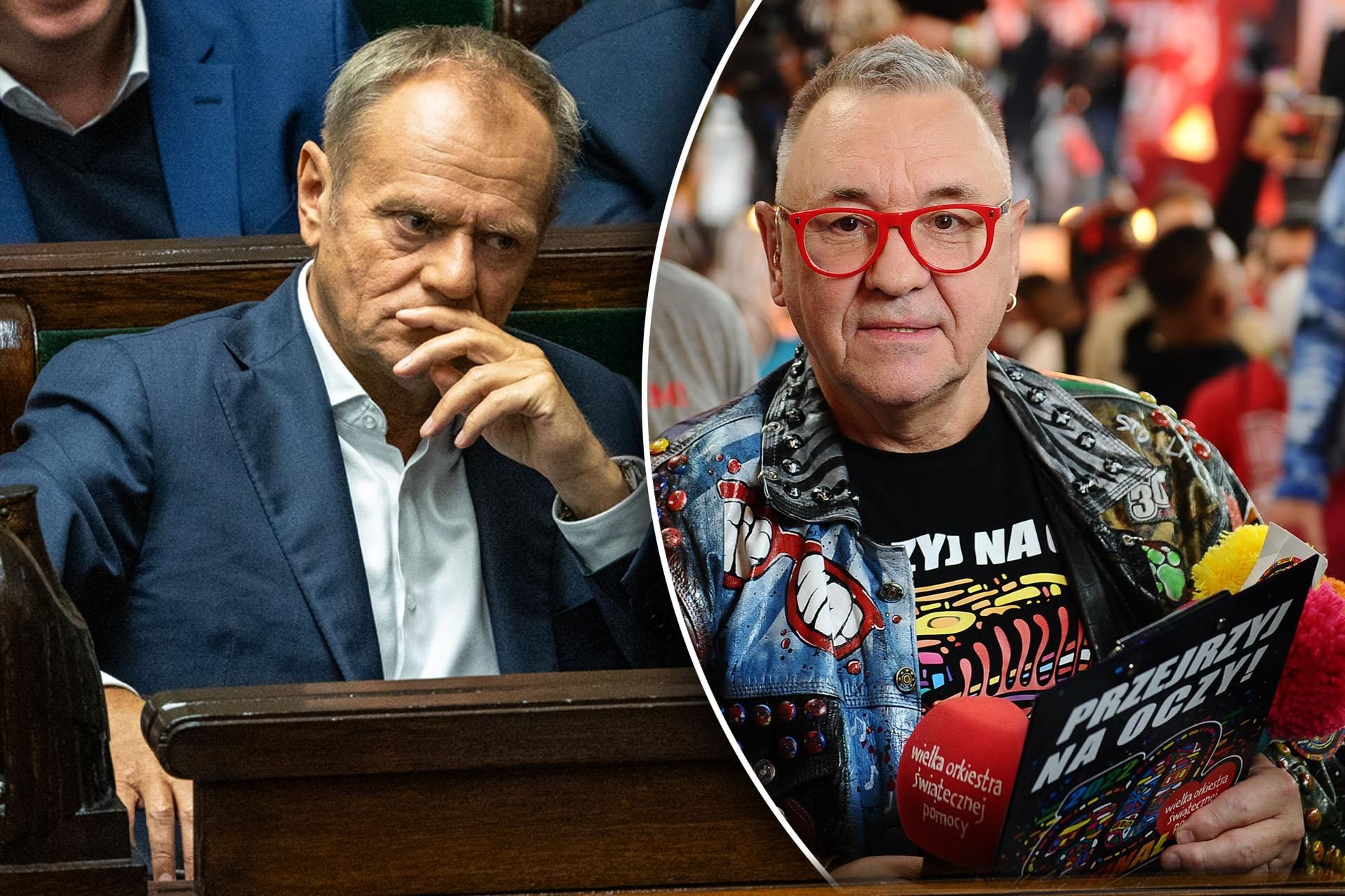 Tusk broni Owsiaka i porównuje go do Wałęsy! Co się wydarzyło tym razem?