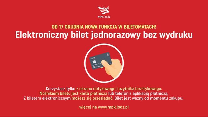 W biletomatach w autobusach i tramwajach MPK Łódź kupisz nowy bilet! 4