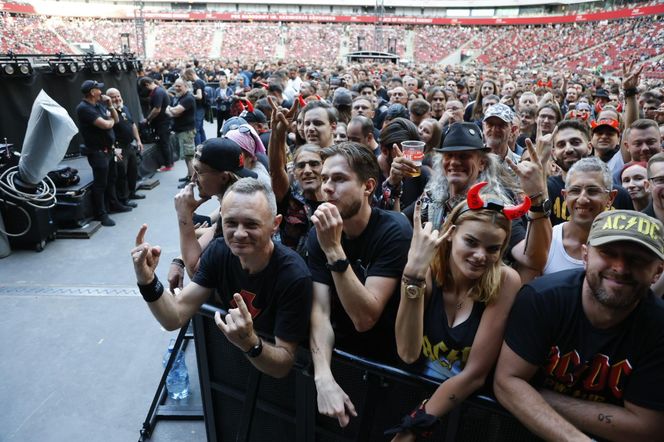 Koncert AC/DC w Warszawie (4.07.2025) - część pierwsza. Organizatorem koncertu jest Live Nation