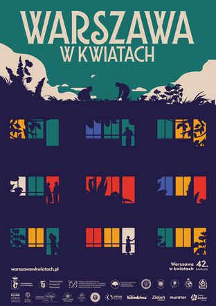 42. edycja Warszawa w kwiatach - plakat