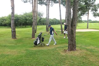 Jerzy Dudek na polu golfowym