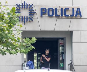 Joanna Opozda na komendzie policji 