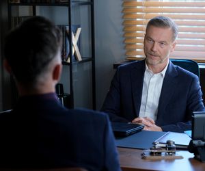 	M jak miłość odc. 1868. Andrzej Budzyński (Krystian Wieczorek), Kamil (Marcin Bosak)