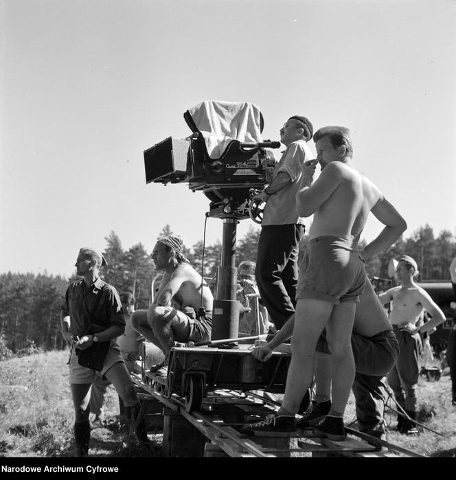 Kręcenie filmu "Krzyżacy" (reż. Aleksander Ford) - 1959