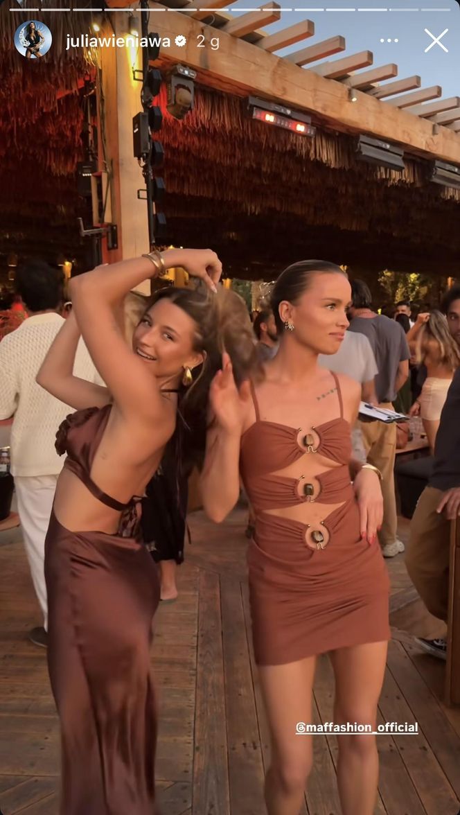 Julia Wieniawa i Maffashion na Mykonos w Grecji