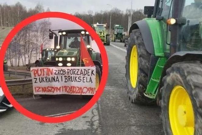 Protest rolników. Skandaliczy postulat do Putina i flaga ZSRR pod lupą śledczych