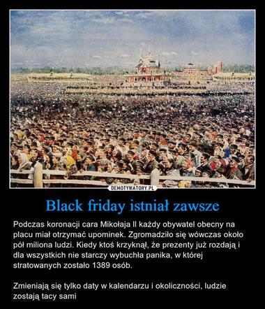 Black Friday w memach internautów
