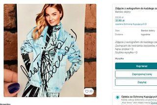 Małgorzata Socha handluje ubraniami 