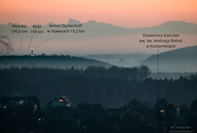 Tatry, Beskidy, Tarnobrzeg widziane z Kielc i Świętokrzyskiego. Zobacz zdjęcia Pawła Kłaka