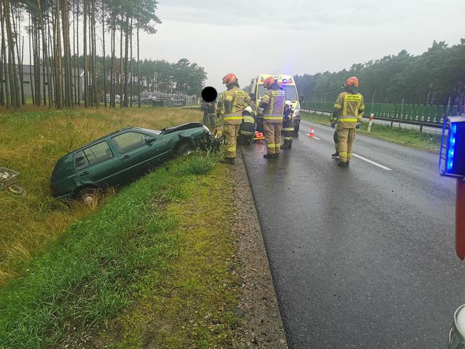 Wypadek w Zielonce. Kobieta trafiła do szpitala!