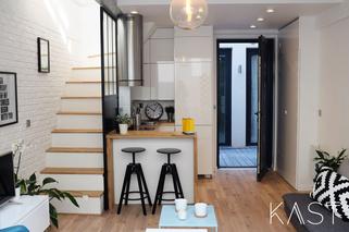 Projekt mini loftu: wnętrze w stylu skandynawskim