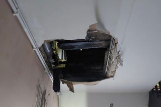 Trzy razy w to samo miejsce! Strażacy w budynku w Dąbrówce