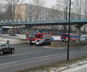 Zderzenie trzech pojazdów na skrzyżowaniu w Lublinie