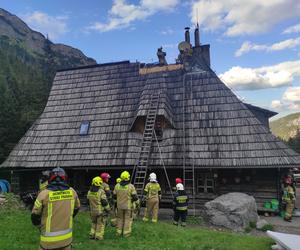 Tatry. Pożar w schronisku na Hali Kondratowej. Spaliła się część dachu 