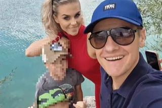 Marcin Mroczek (Piotrek z M jak miłość) z żoną Marleną Muranowicz i synami: Ignacym i Kacprem