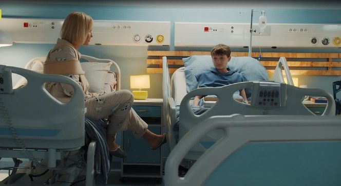 M jak miłość odc. 1891. Franek (Jarosław Śmigielski), Dorota (Iwona Rejzner)