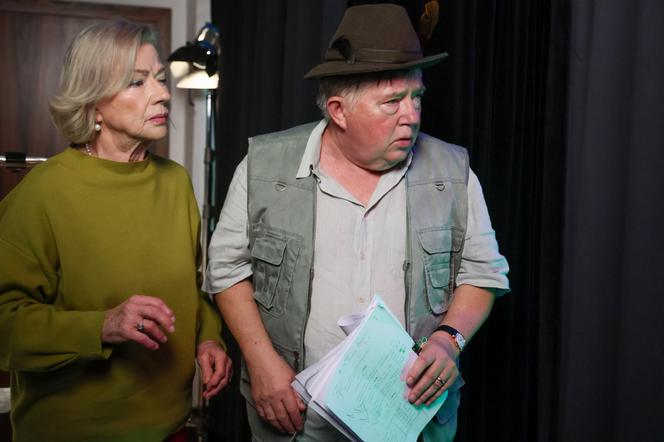 Na Wspólnej odc. 3366. Maria Zięba (Bożena Dykiel), Włodek (Mieczysław Hryniewicz)