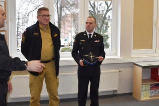 Wizyta Zastępcy Komendanta Głównego PSP w iławskiej komendzie