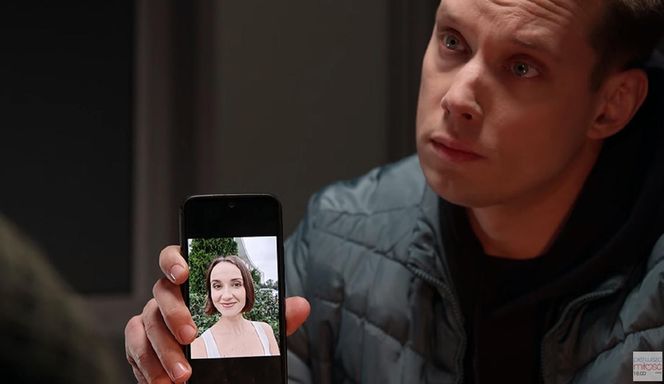 Pierwsza miłość odc. 3950. Melka (Ewa Jakubowicz), Piotrek (Michał Mikołajczak)