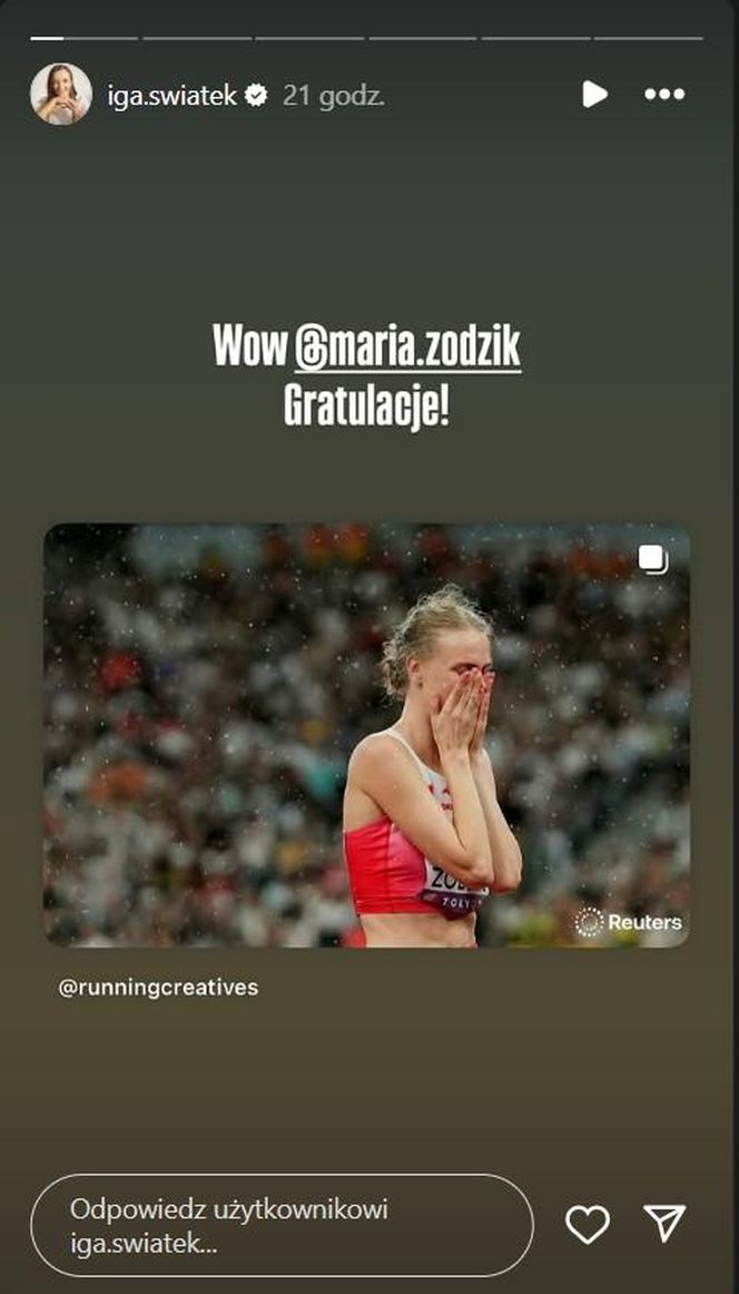 Iga Świątek, Maria Żodzik