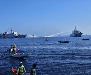 Chiny uszkodziły statek filipiński armatkami wodnymi