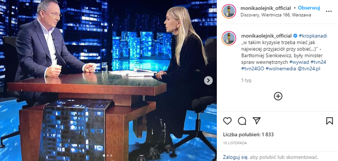 Monika Olejnik i jej dziwne buty