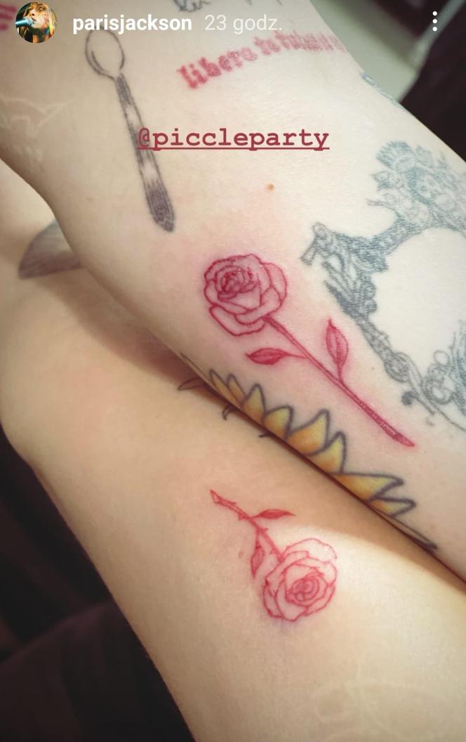 Paris Jackson, Cara Delevingne tatuaże