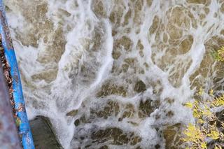 Spływała woda ze zbiornika Siczki