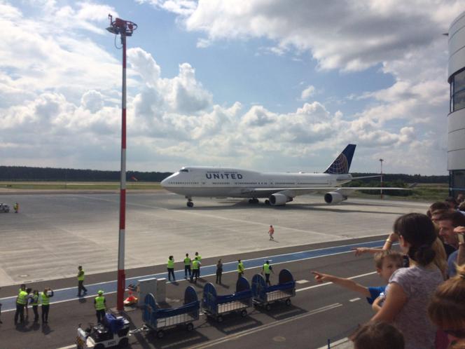 Jumbo Jet na lotnisku w Goleniowie