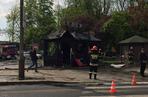 Kraków: Na rondzie Matecznego pali się bar z hot dogami!