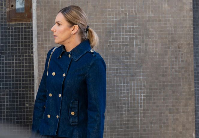 Pierwsza dama w eleganckim butiku