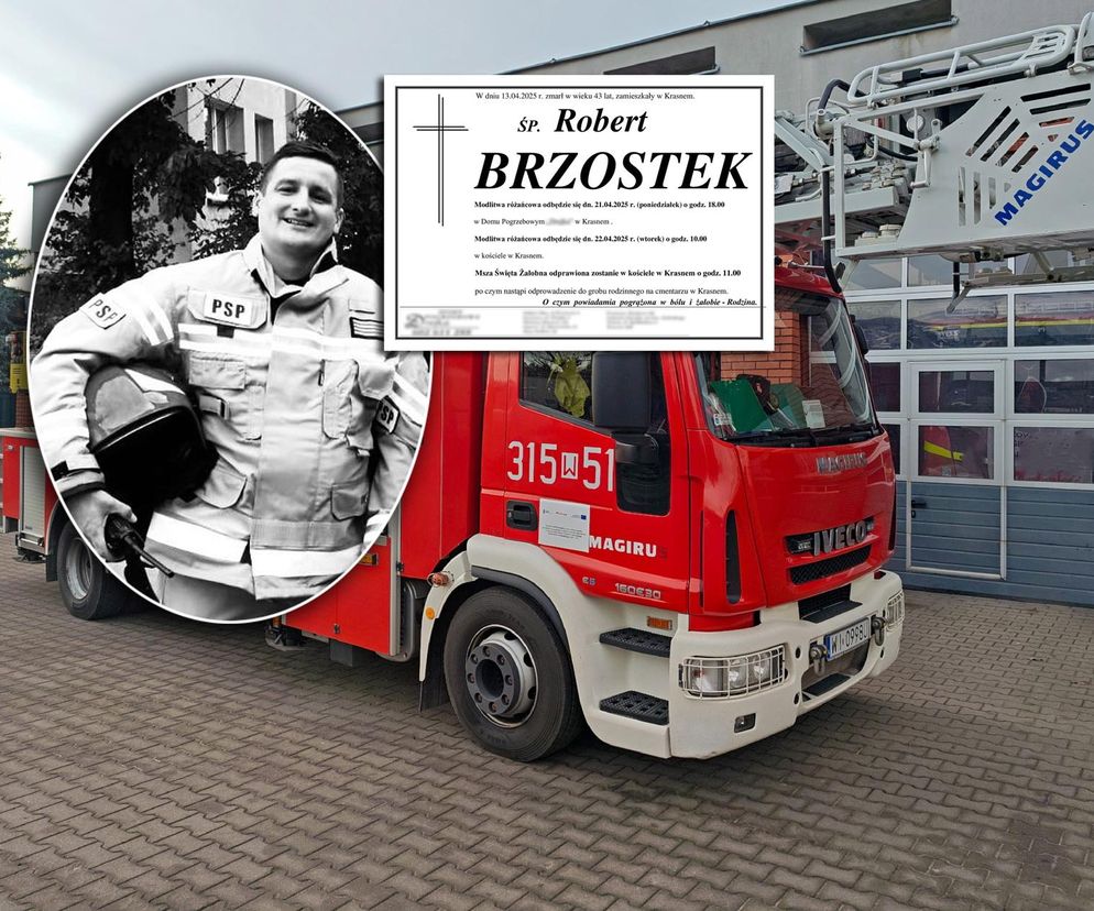 Tragiczna śmierć strażaka. Zginął w dramatycznym wypadku
