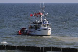 Duński kuter rybacki bez załogi odnaleziony na wysokości Ustronia Morskiego