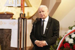Kaczyński pożegnał przyjaciela. Mówił o barykadzie [ZDJĘCIA]