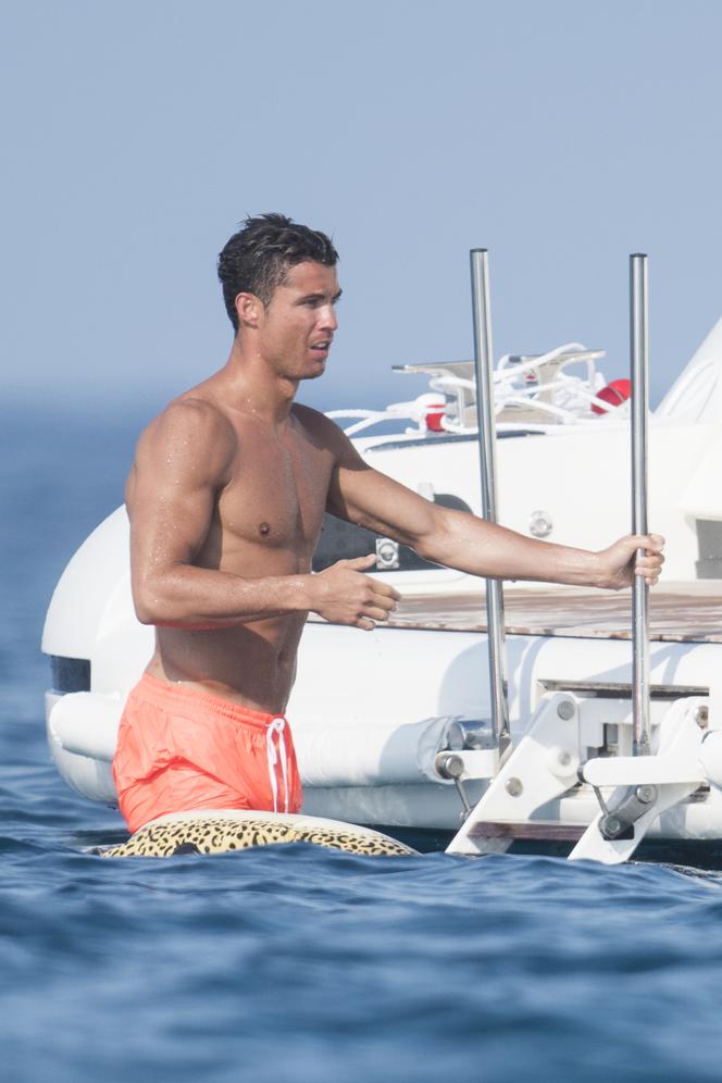 Cristiano Ronaldo na rybach