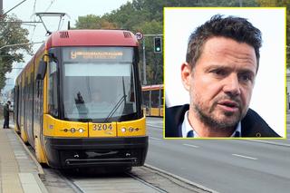 Warszawa. Koszmarne utrudnienia na Mokotowie przez budowę tramwaju na Wilanów. Trzaskowski się tłumaczy 