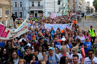 Korowód studentów przeszedł ulicami Szczecina