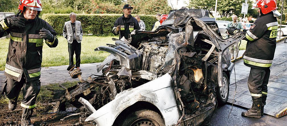 Spłonęli uciekając przed policją