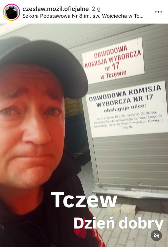 Wybory Prezydenckie 2025: Tak głosują gwiazdy! Czesław Mozil