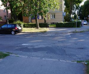 Ul. Pogodna w Lublinie przed remontem