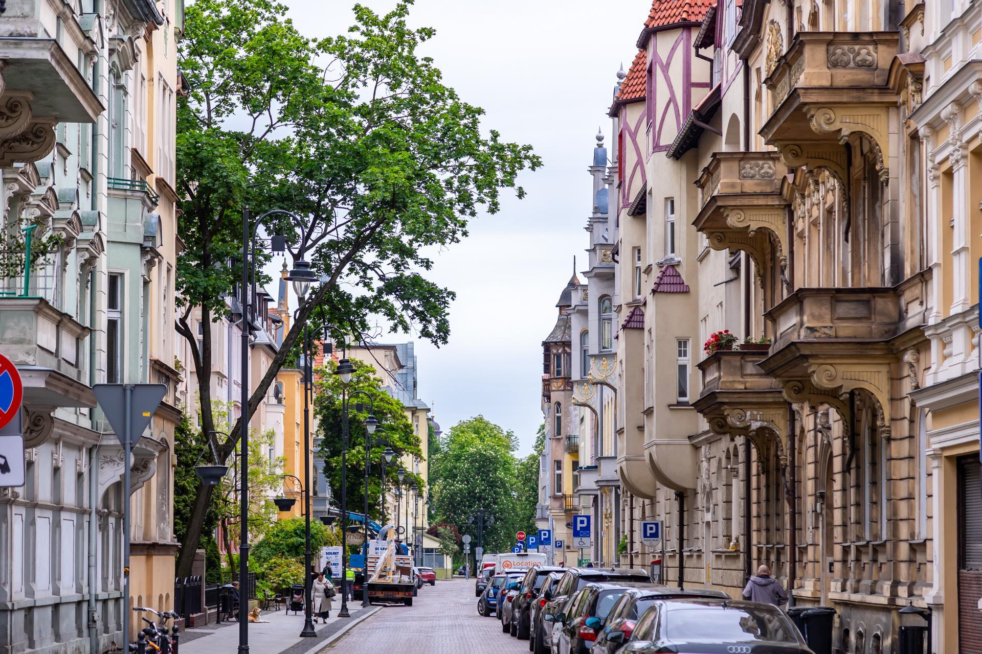 Kamienice przy ulicy Cieszkowskiego w Bydgoszczy