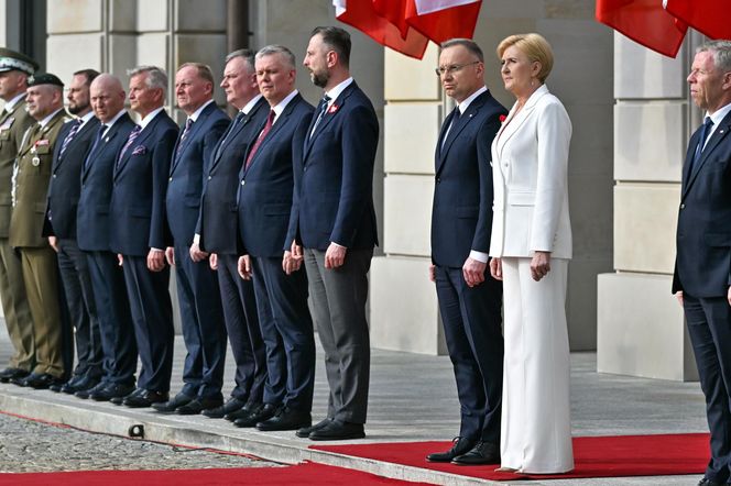Agata Duda w bieli 