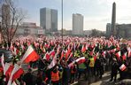 Protest Rolników w Warszawie, gorąco pod PKiN