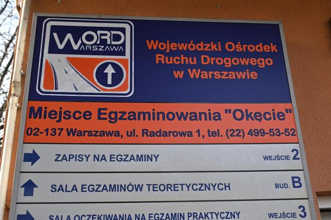 Egzamin na prawko jak droga przez mękę. WORD przy Radarowej zamknięty, pozostałe zapchane 