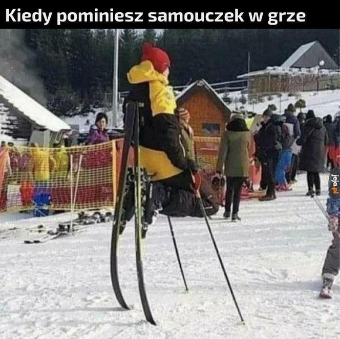 Najlepsze MEMY o narciarzach. Śmieszą do łez!