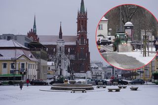 Białystok cały pod śniegiem. Zobacz atak zimy w stolicy Podlasia